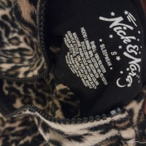 Leopard print onesie